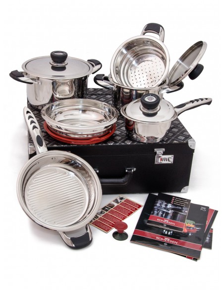 Набір кухонного посуду з нержавіючої сталі Kohersen